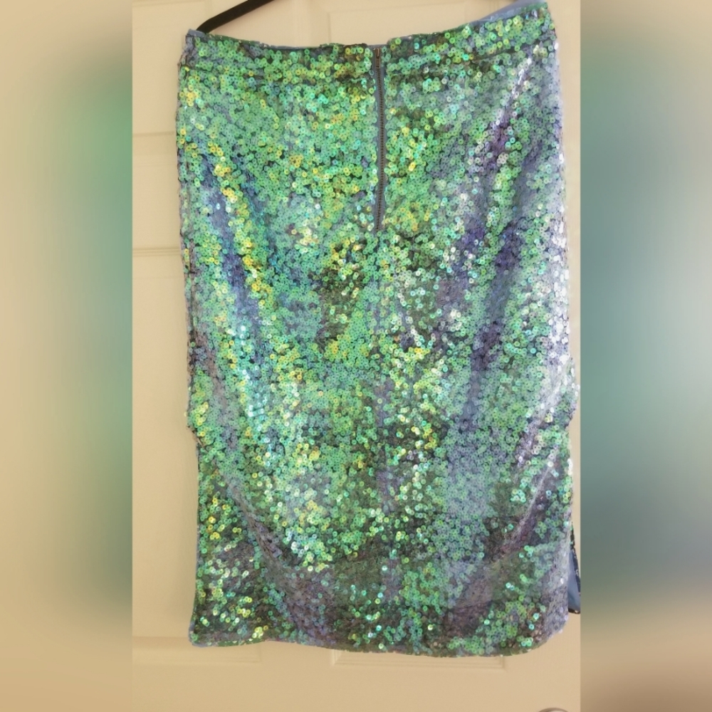 Pencil mermaid skirt with tartine pattern